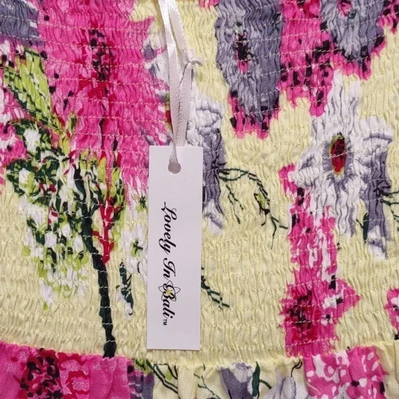 Lovely in Bahli Floral Open Back Dress With Back-Slit Tags - Picture 11 of 11